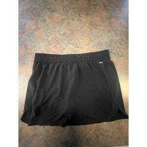 DSG Womens Mid-Rise Stride Skort Pure Black L